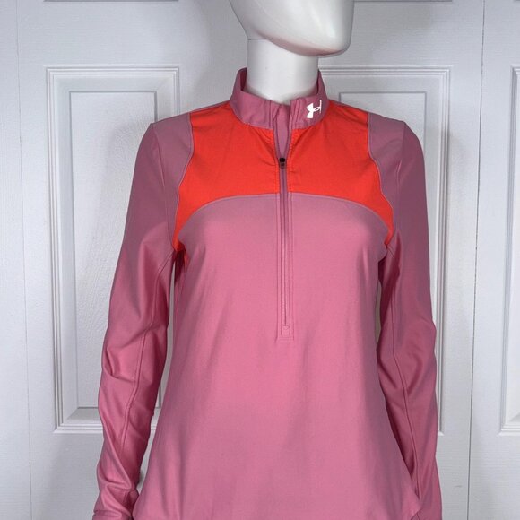 UNDER ARMOUR Women's Medium Half-Zip Sweater - Picture 2 of 2